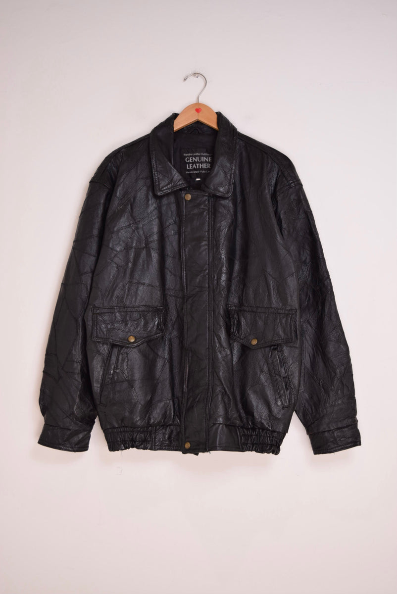 Chamarra de piel Napoline Leather Outfitters 80s – backtolifeclothing